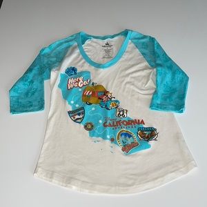 Disney California Adventure 3/4 Sleeve Shirt
